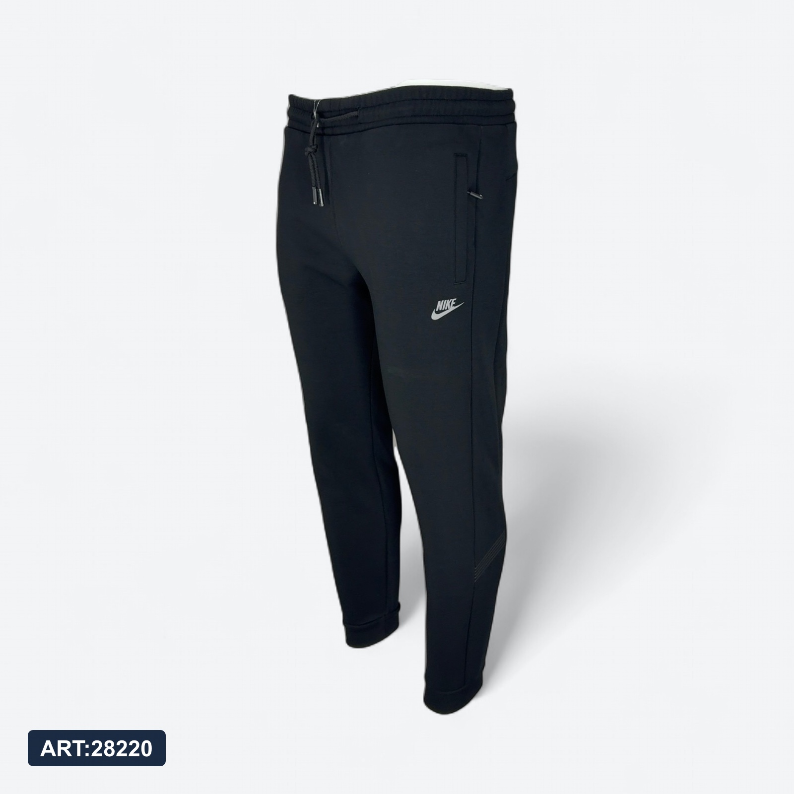 Трико зимнее Nike 26257 хлопок + флис черный