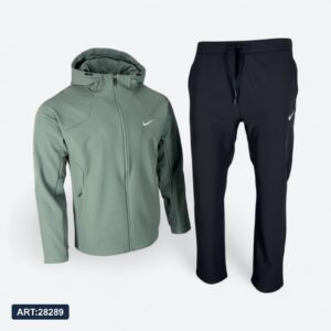 Костюм зимний Nike 8830 ликра+флис фисташковый