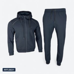 Костюм зимний Reebok 5653 хлопок + флис синий
