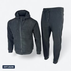 Костюм зимний Adidas 2698 Флис черный