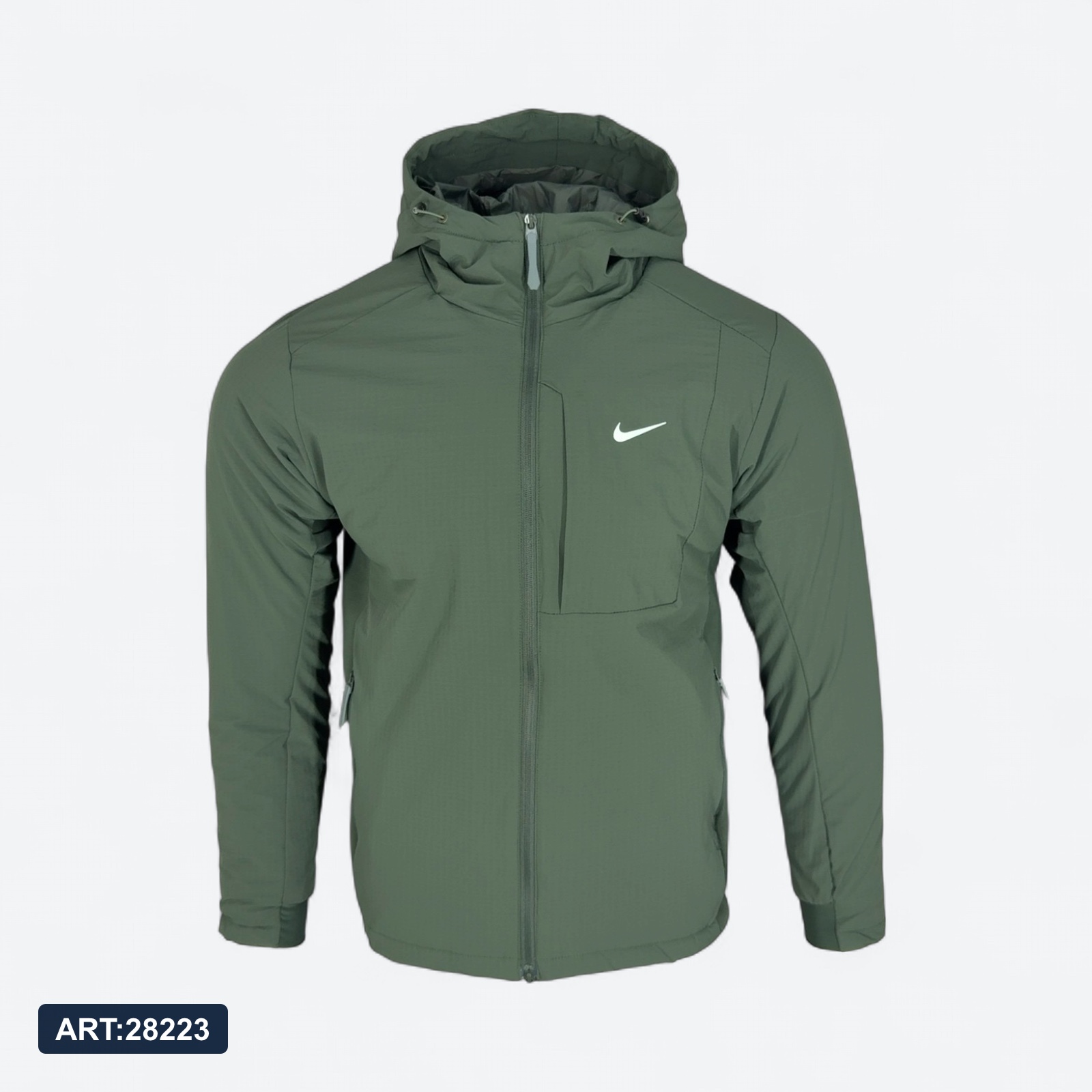 Ветровка Nike 109 плащевка зеленая