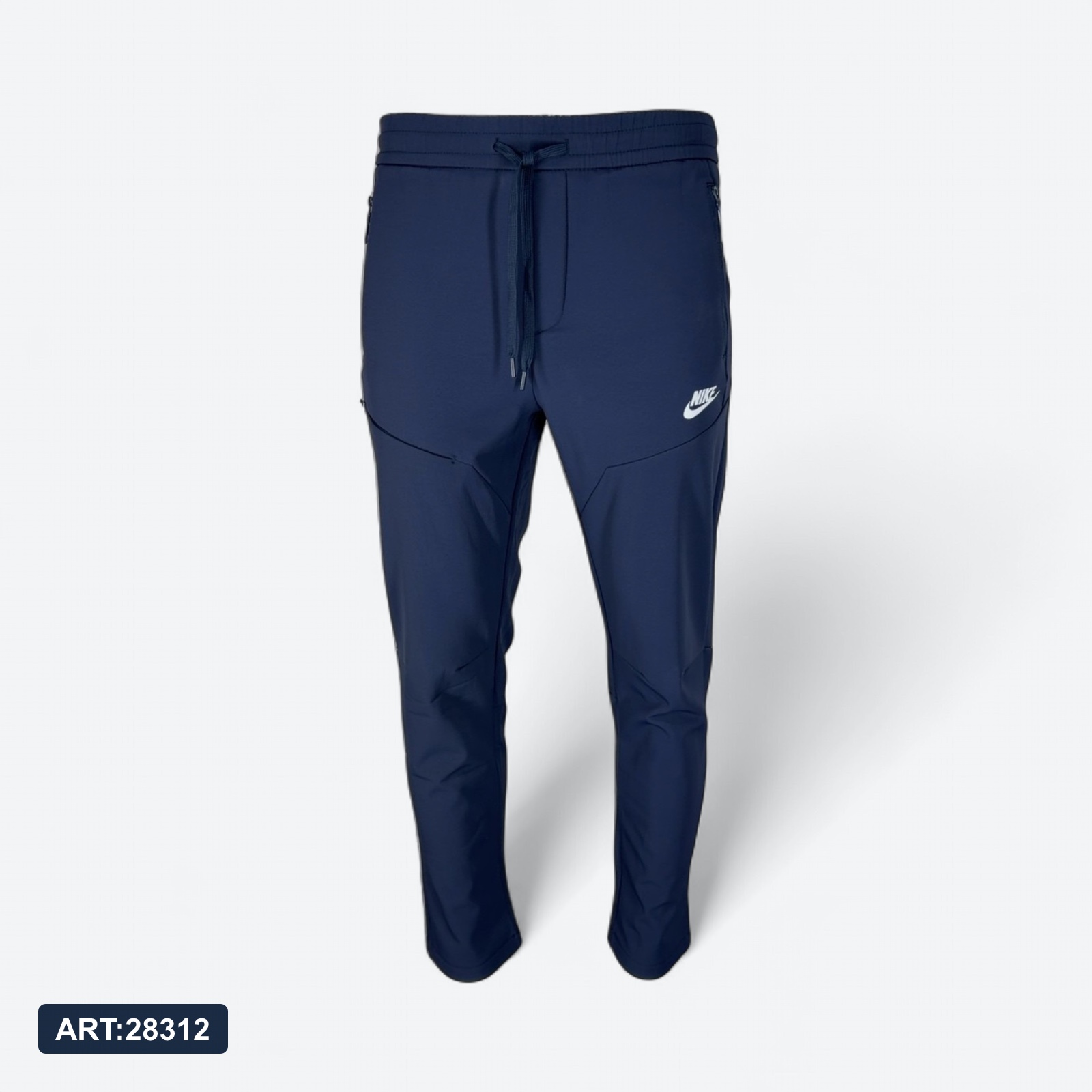 Трико зимнее Nike 77501 ликра+флис синий